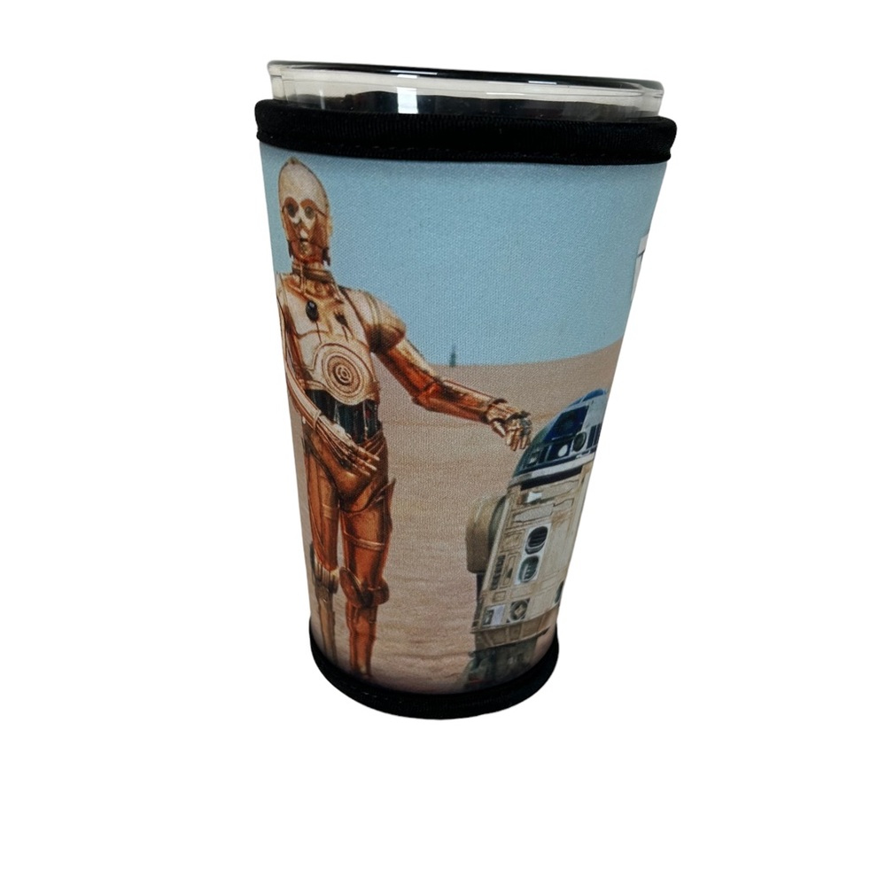 Star Wars R2-D2 Droids Photo Drink Cooler Huggie Koozie Sleeve.